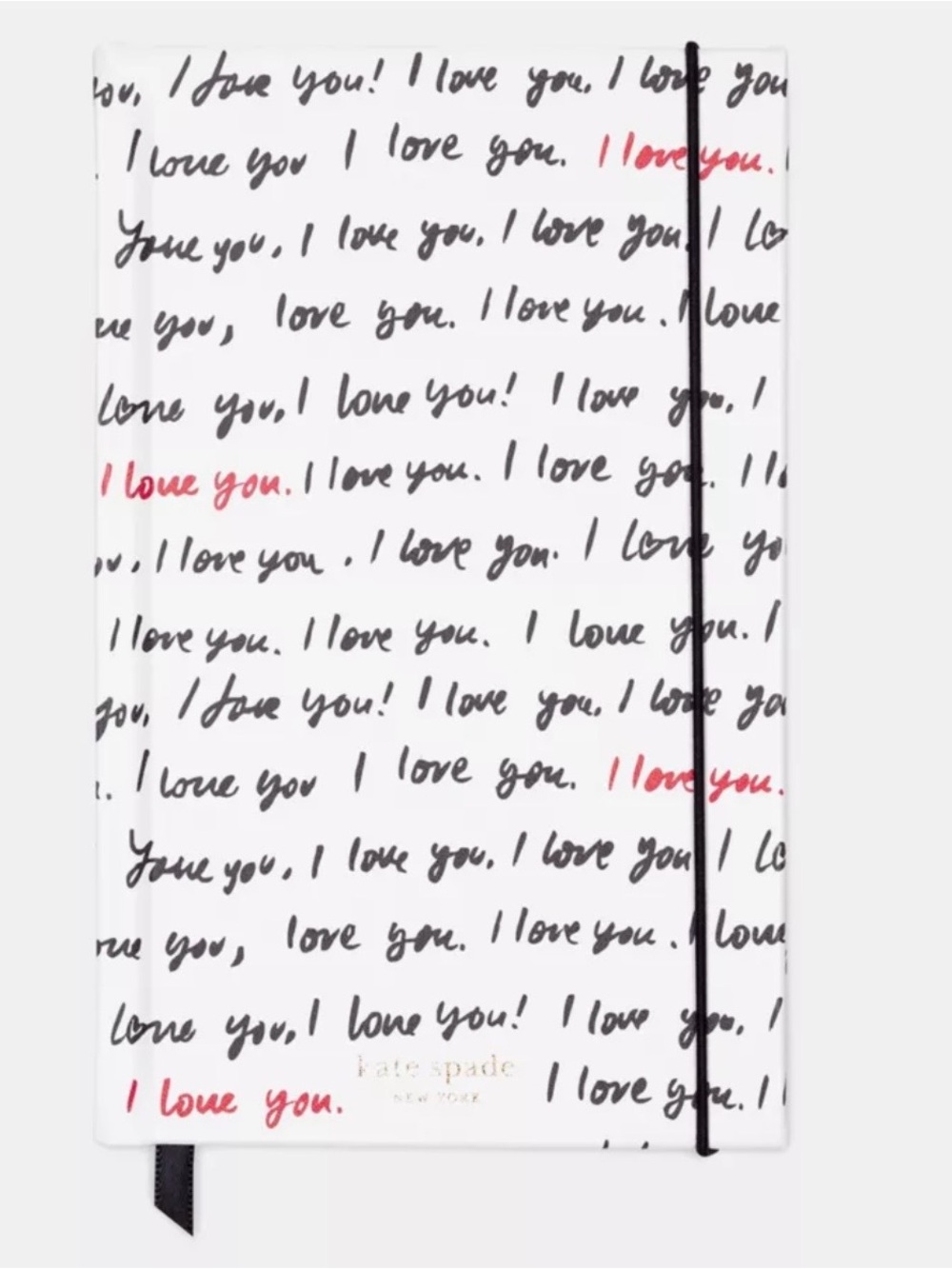 Kate Spade I Love You Take Note Notebook